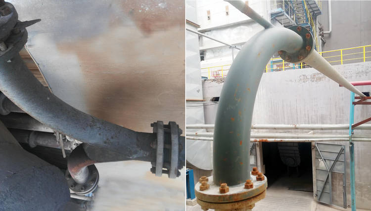 Z6尊龙牌耐磨陶瓷输灰管道的乐成案例